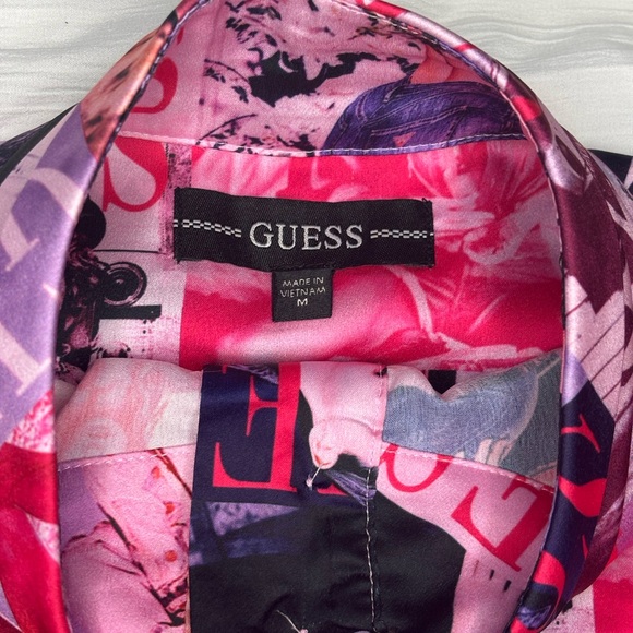 Guess Celeste Magazine Print long sleeve romper - size medium - Picture 8 of 16